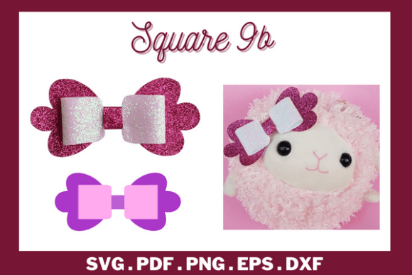 3D SVG Bow Shapes: Hairbow Template PDF 9b Review