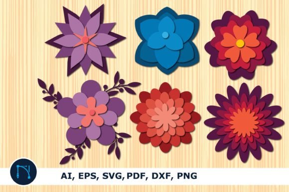 3D SVG Paper Flowers: Laser Cut Bundle Review
