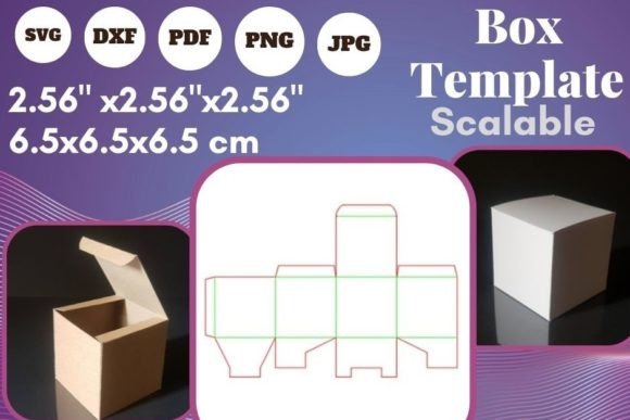3D SVG Shapes: Gift Box Template Review