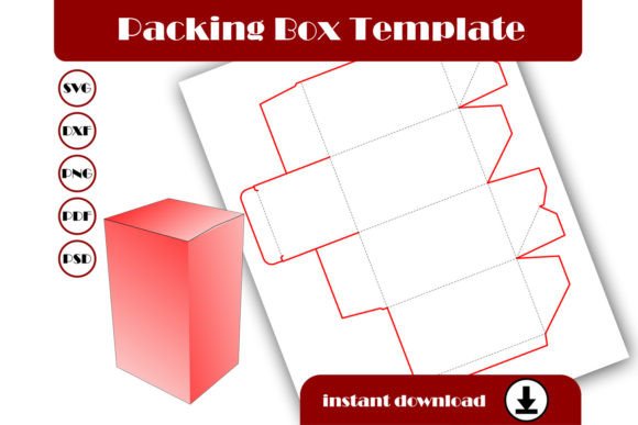 3D SVG Shapes: Packing Box Template Review