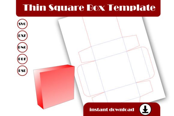 3D SVG Shapes: Square Box Template Review