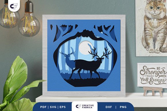 Animal in the Forest 3D Paper Cut SVG Review