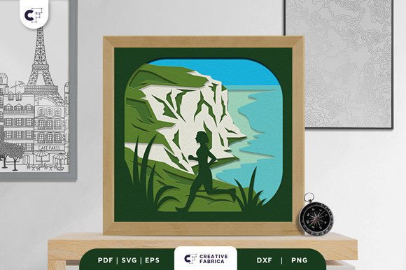 Dover Cliffs 3D SVG: Countries Asset Review