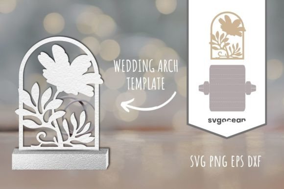 Flower Arch Shape SVG: 3D SVG Shapes Review