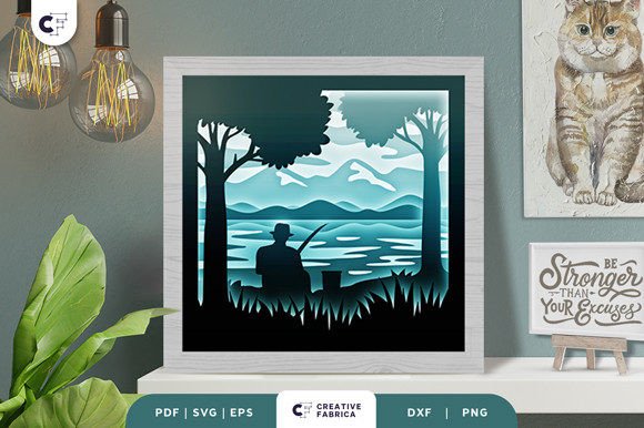 Forest Lake 3D Light Box: An Embroidery Review