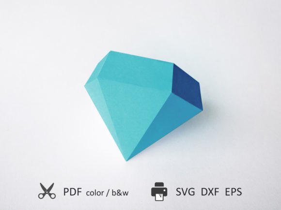 Gift Box 3D SVG: Shapes for Paper Craft
