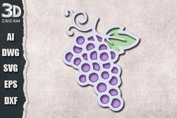 Grape 3D SVG: Shapes for Digital Products