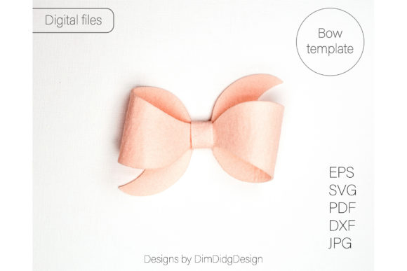 Hair Bow SVG Template Pinwheel Pattern: 3D Objects Review