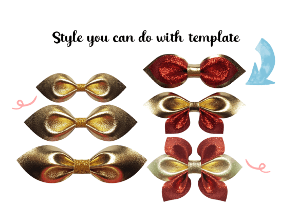 Hairbow Template: 3D SVG Shapes for Real Crafting