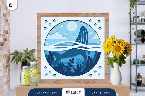 Humpback Whale 3D SVG: Summer Brand Asset Review