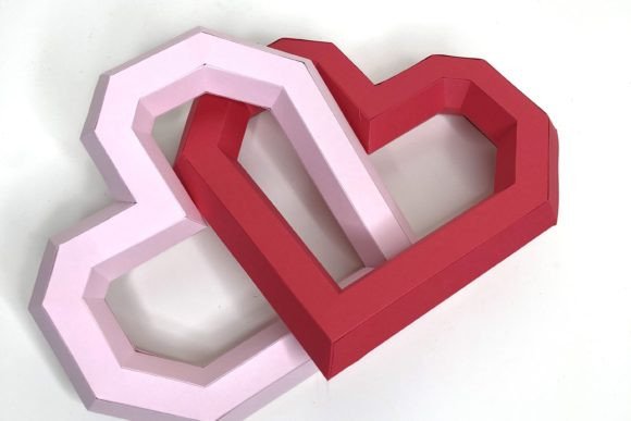 Interlinked Heart 3D SVG for Holidays Branding