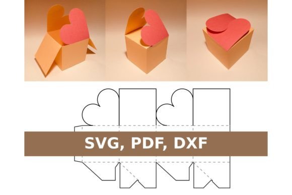 Love Box 3D SVG for Gift Boxes & Editorial Design