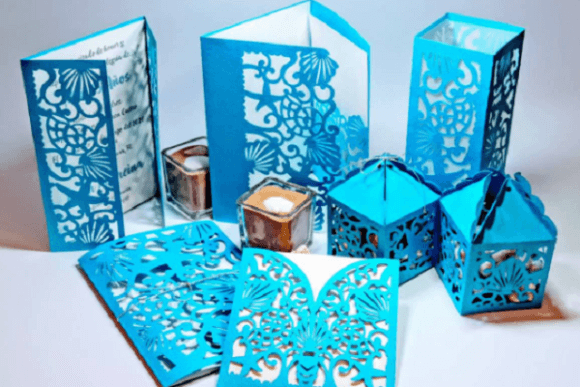 Marine Themed Wedding Set: 3D SVG Review