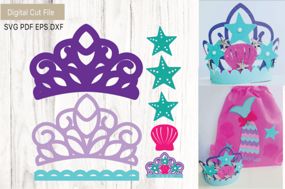 Mermaid Crown: A Designer’s Take on 3D SVG Versatility