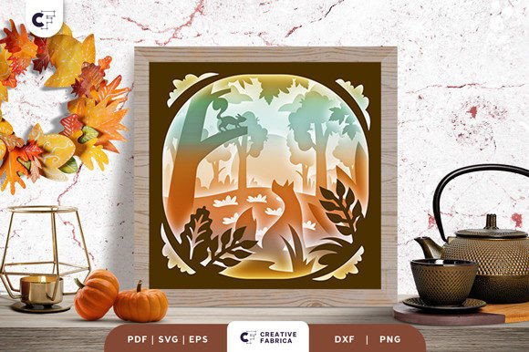 Squirrel Fall Forest 3D SVG: Editorial Review