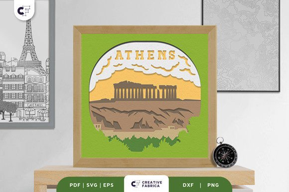 The Parthenon Greek 3D SVG: Editorial Asset Review