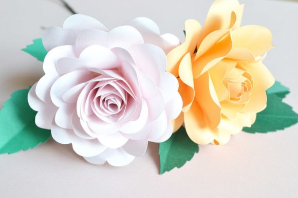 Wild Rose Paper Flower 3D SVG Review